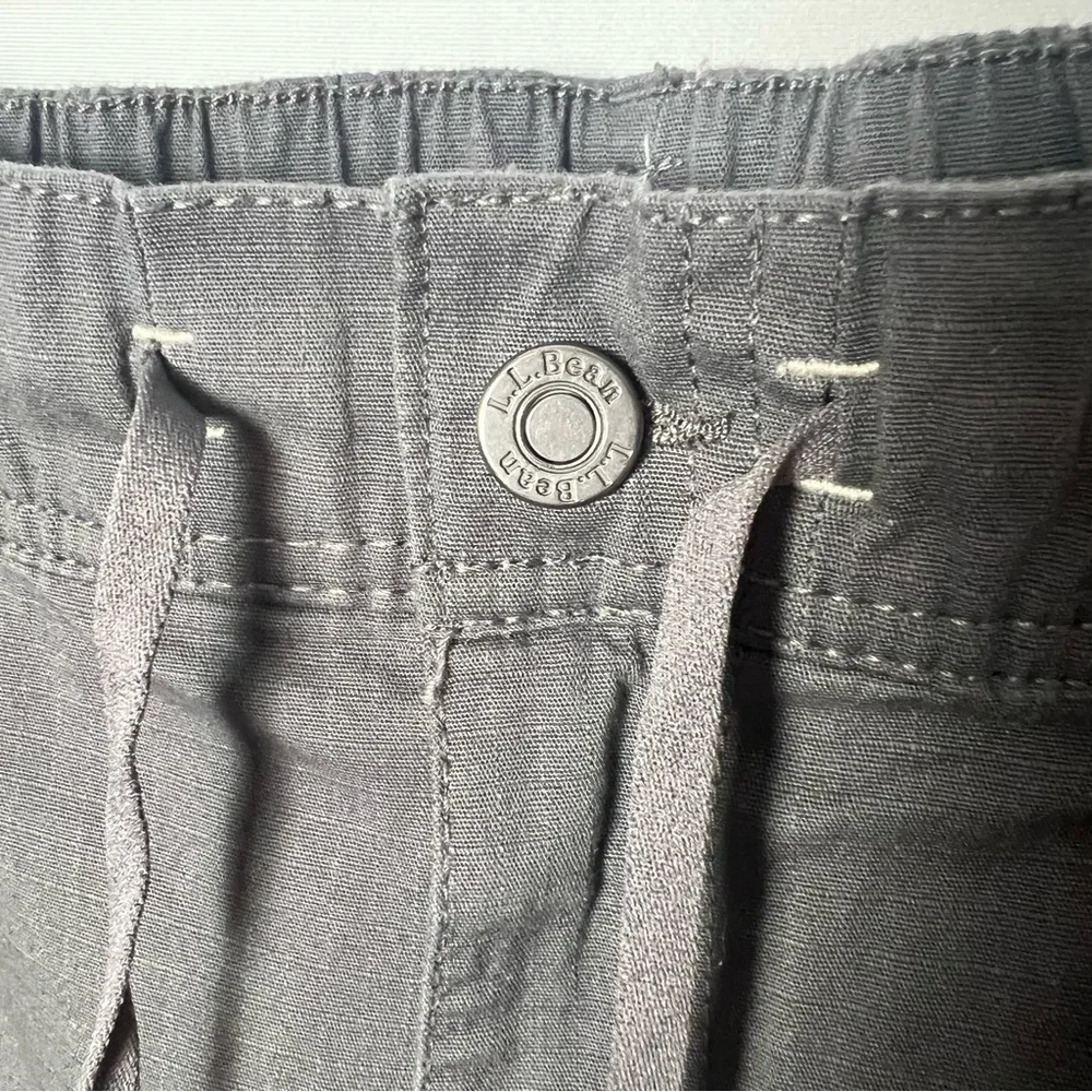 L.L Bean Mens Explorer Ripstop Pants Comfort Waist Tapered XL 32” Gray Gorpcore - Picture 11 of 11